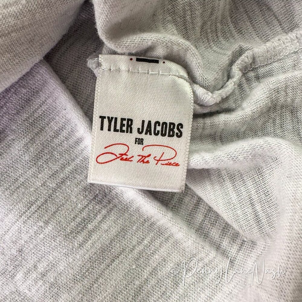 Tyler Jacobs LOVE Slub Muscle Tank Top White - Picture 5 of 8